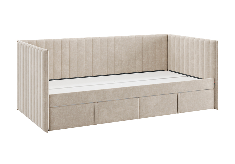 Софа с ящиками Твикс велюр капучино