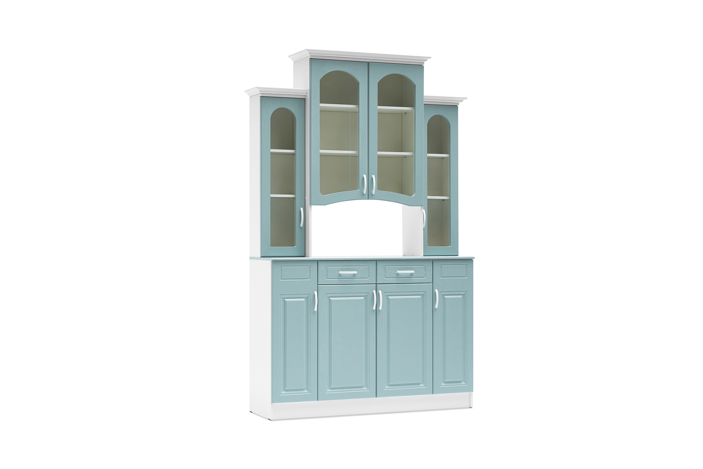 Буфет Констанция 4-х створчатый голубой