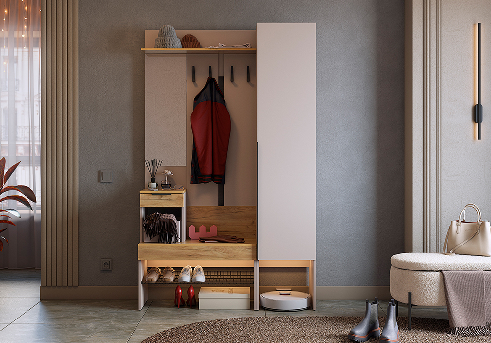 Модульная прихожая Баско кашемир