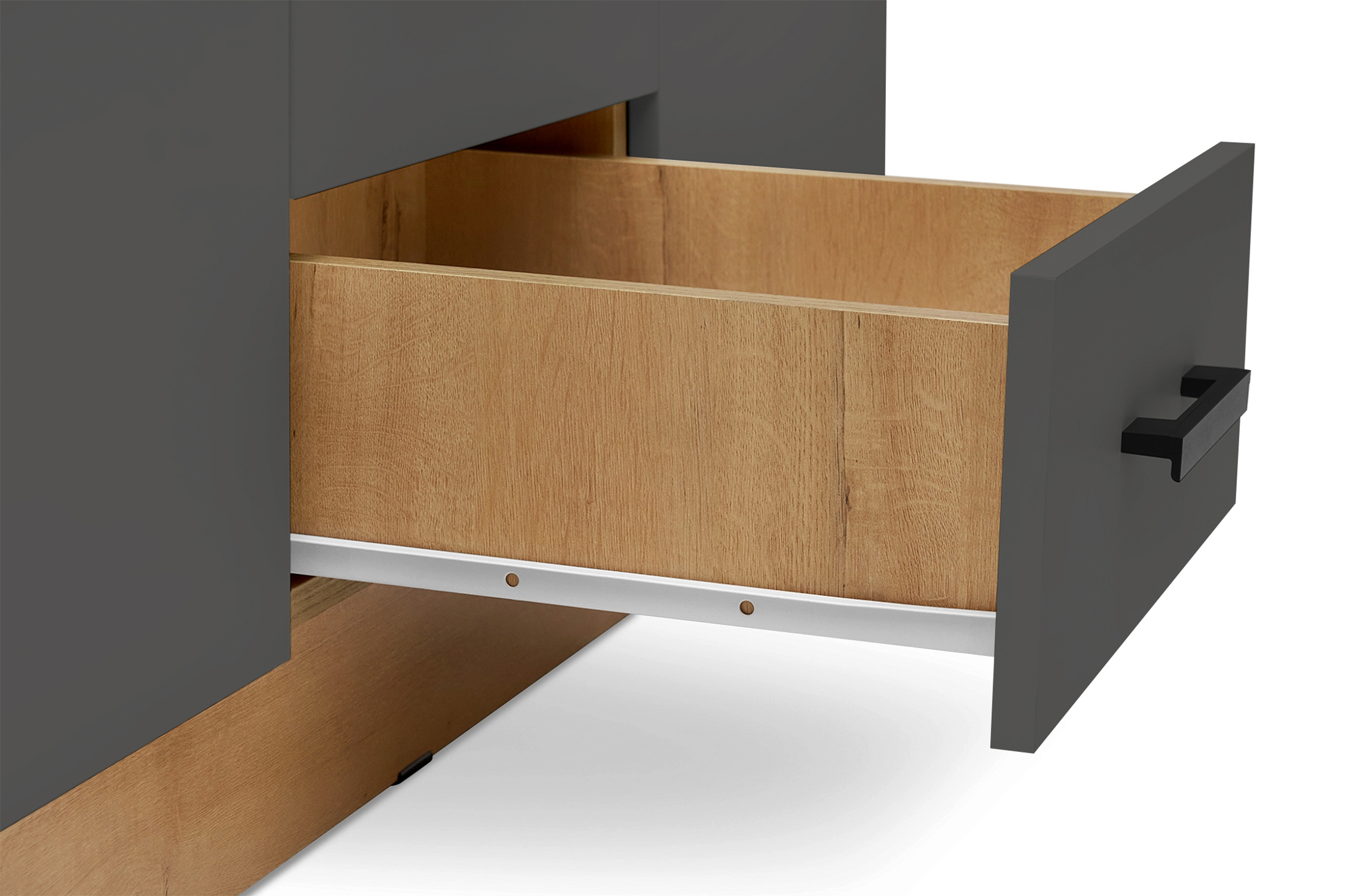 Шкаф Трио дуб вотан / графит