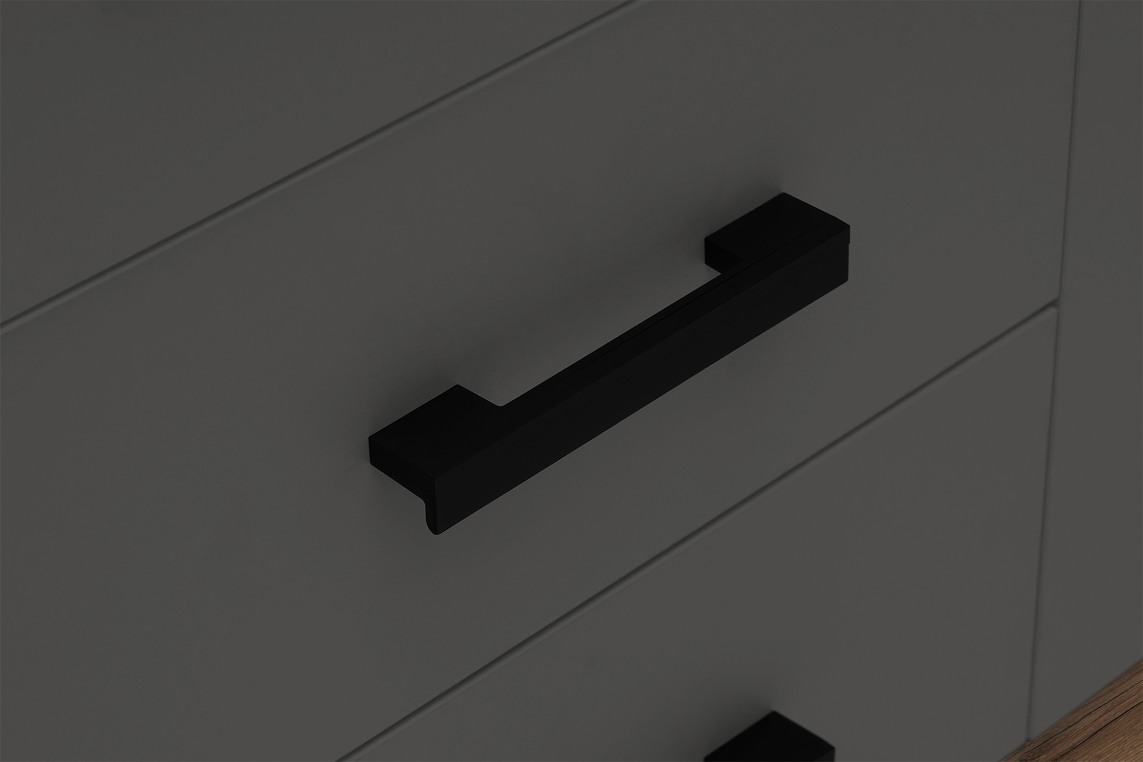 Шкаф Трио дуб делано / графит