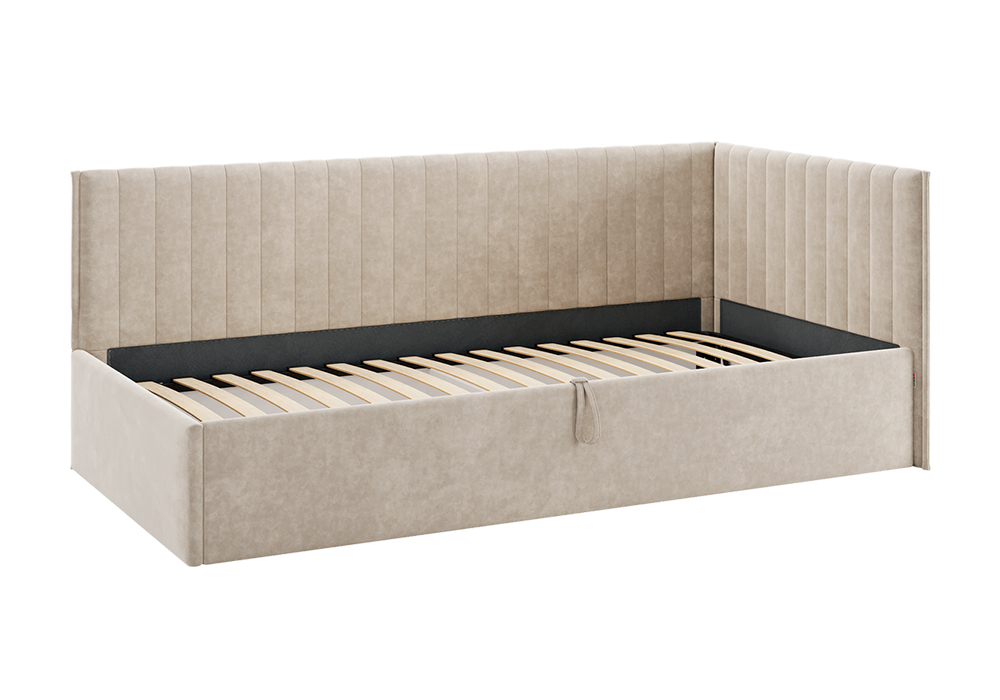 Тахта Твикс велюр капучино