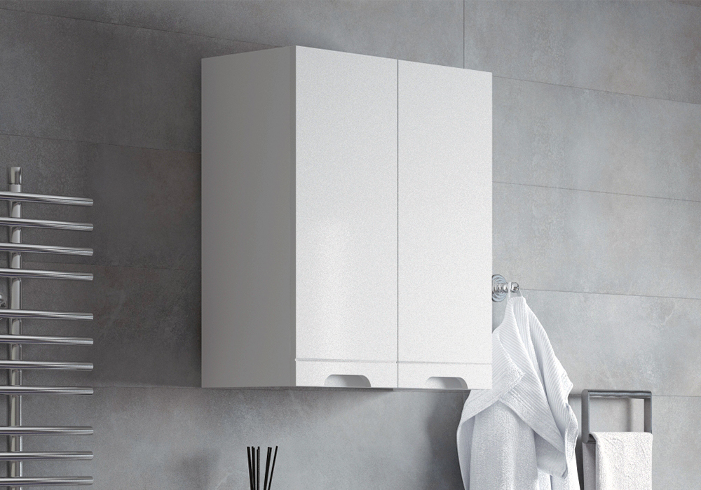 Шкаф навесной Лея 55 белый