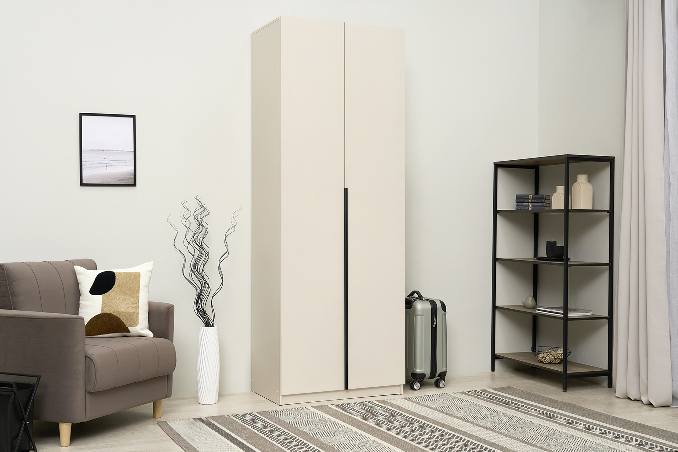 Шкаф 2-х створчатый Тивина меланж