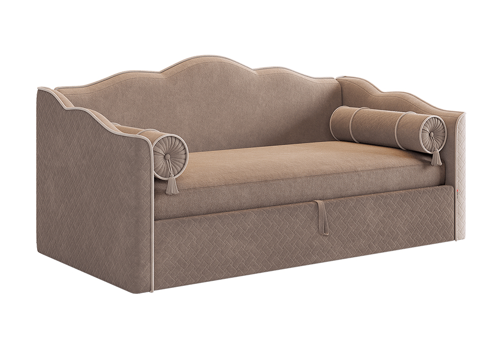 Софа Лея К1 велюр латте / крем