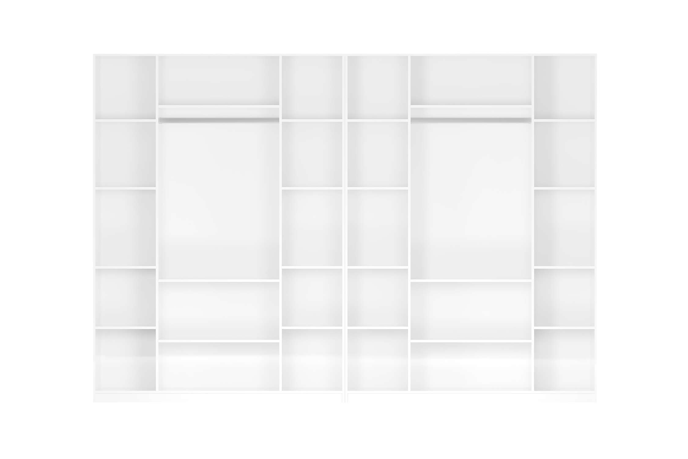 Комплект шкафов Тивина 3.2 м белый текстурный