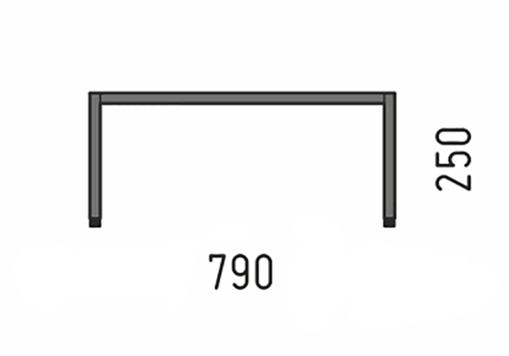 Опора Форест 80 черный