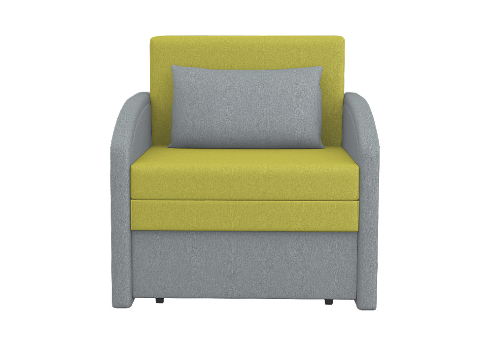 Диван выкатной Малыш 750 жёлтый / серый
