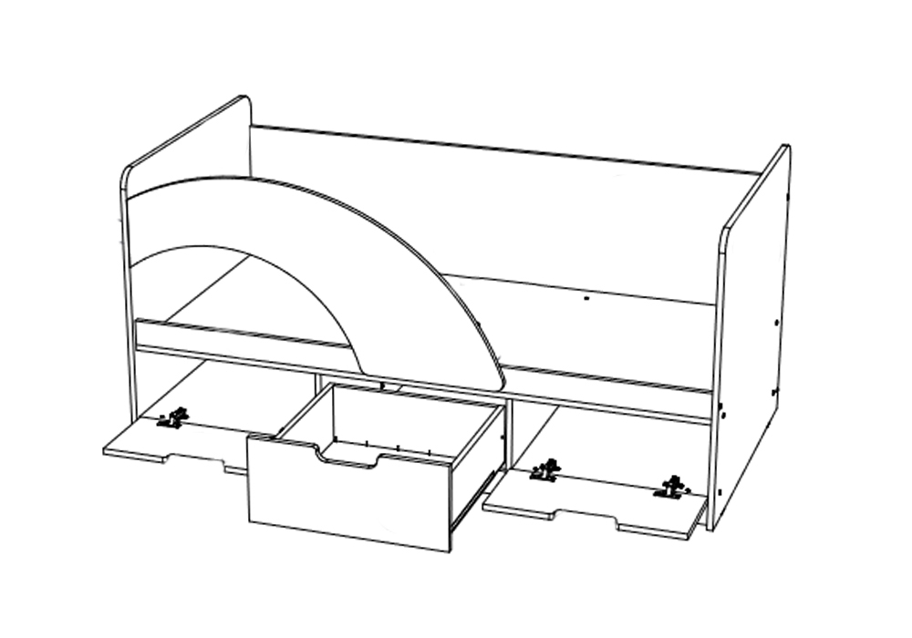Кровать юниор 1 схема сборки