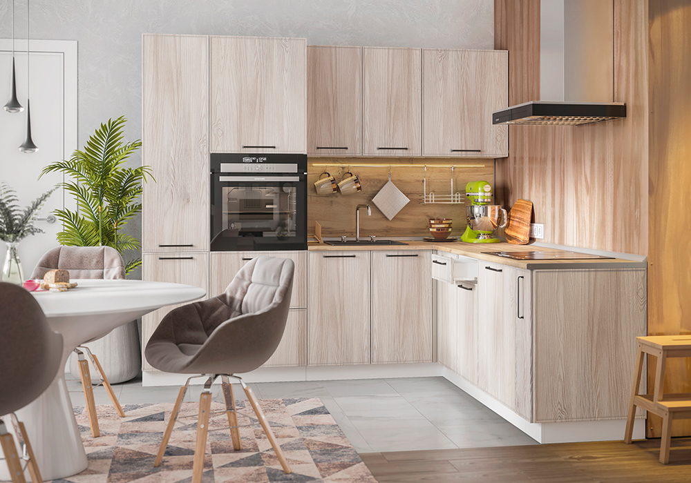 Модульная кухня Либерти лиственница