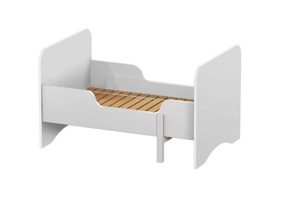 Кровать детская раздвижная Polini kids Fun 3200 белый