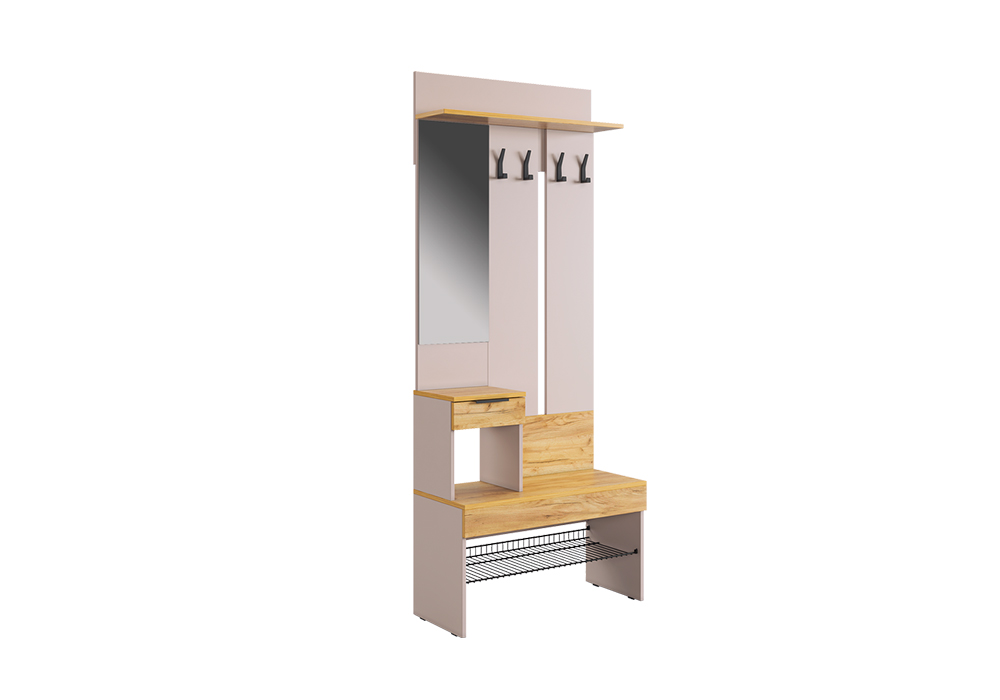 Прихожая Баско кашемир / дуб крафт золотой