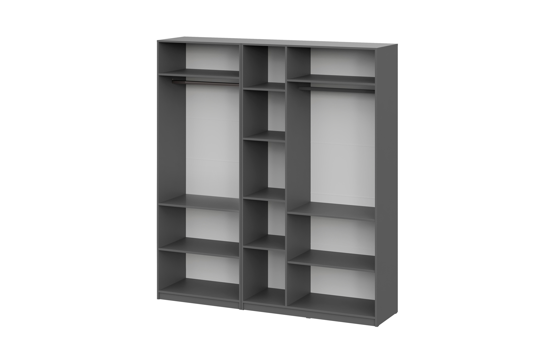 Комплект шкафов Тивина 2 м графит серый