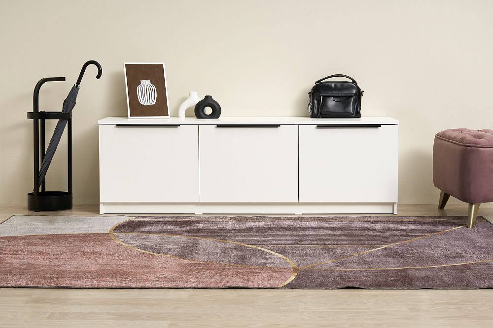 Тумба 3-х створчатая Тивина белый текстурный