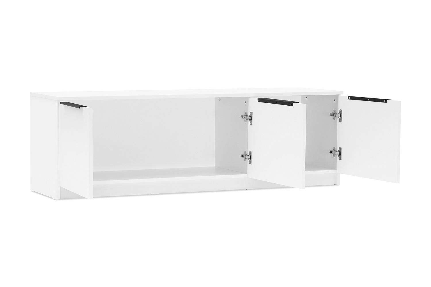 Тумба 3-х створчатая Тивина белый текстурный