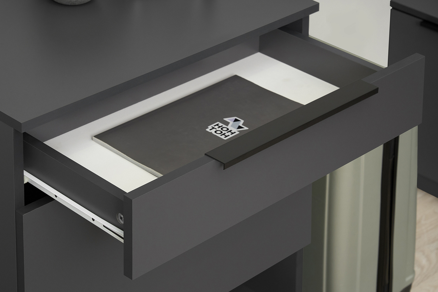 Тумба Тивина графит серый