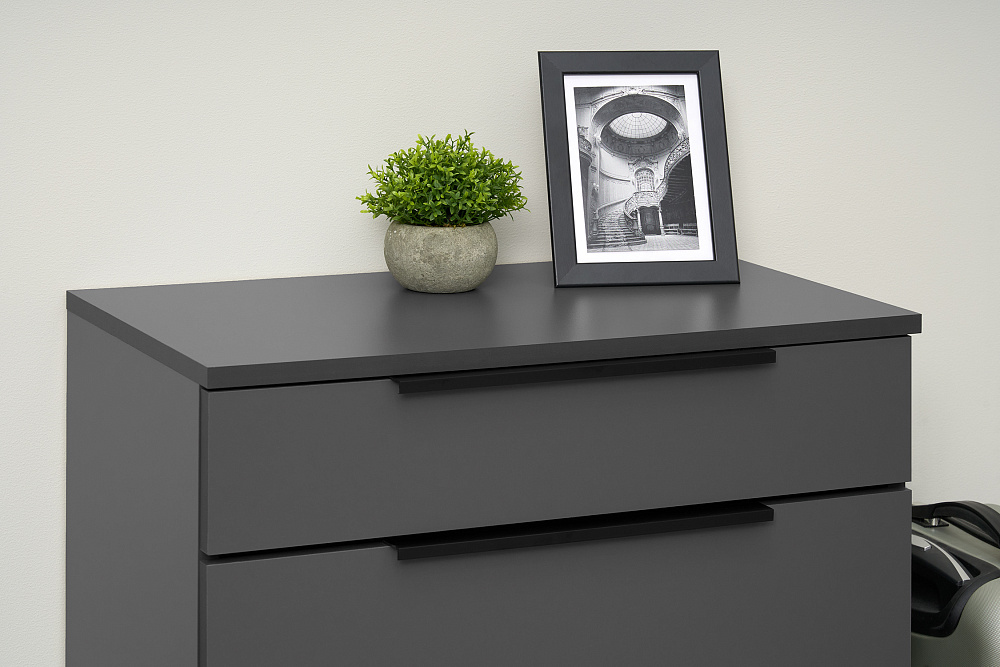 Тумба Тивина графит серый