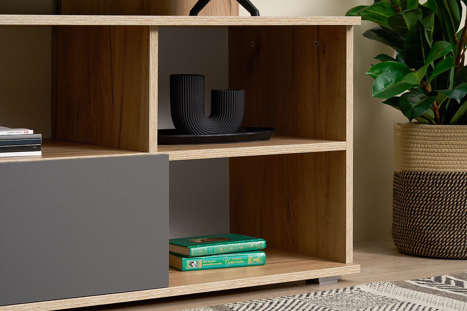 Гостиная Мини дуб крафт / графит