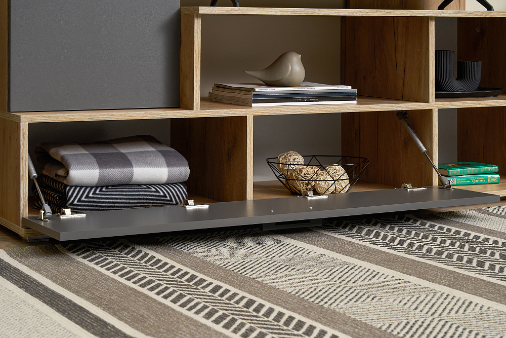 Гостиная Мини дуб крафт / графит