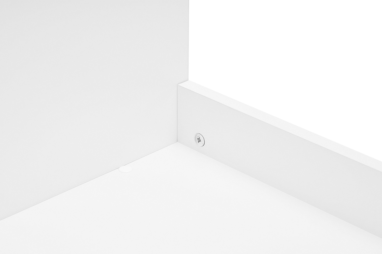 Кровать Челси 0.8 м белый / белый глянец