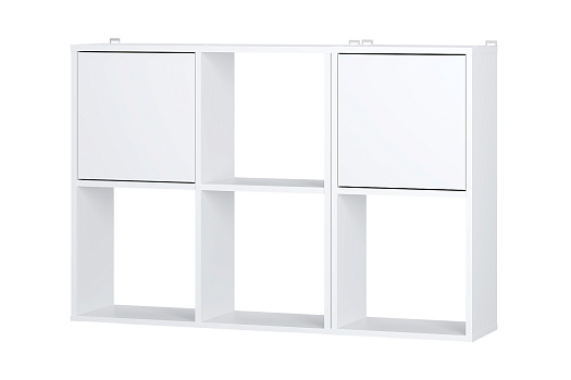 Полка-стеллаж Берг белый