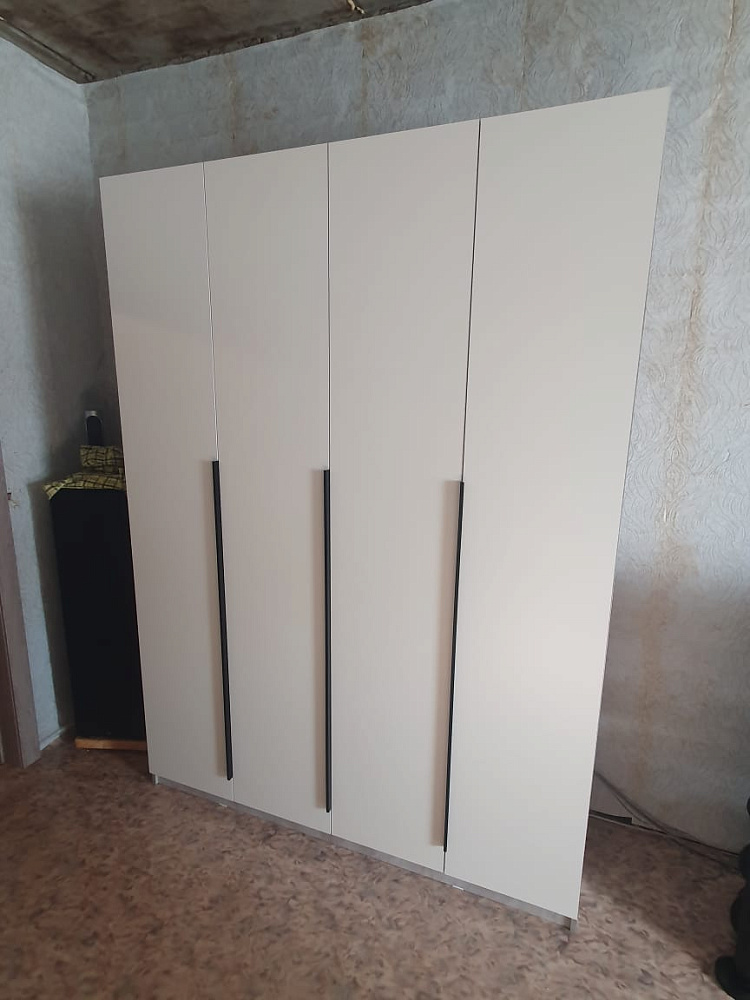 Шкаф 4-х створчатый Тивина графит серый