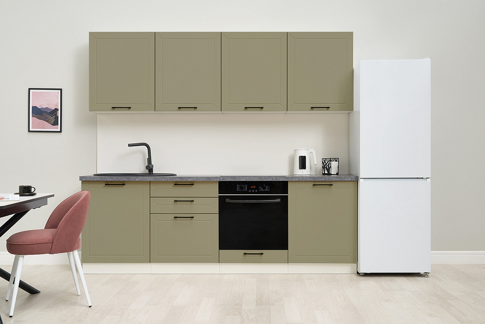 Модульная кухня Кельн софт хаки