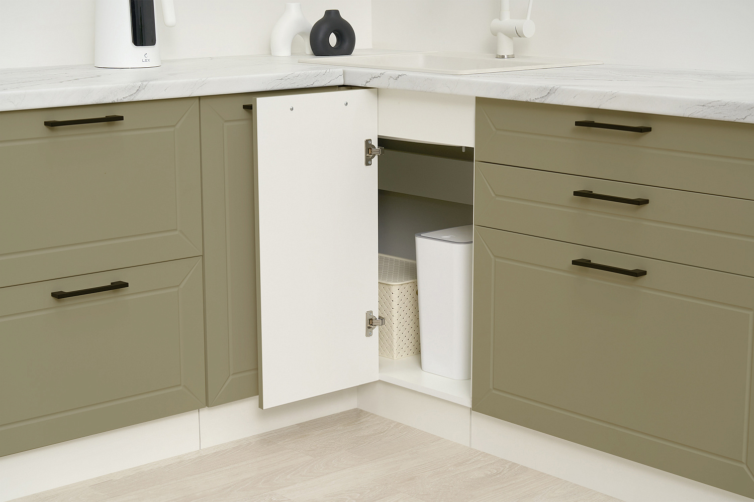 Модульная кухня Кельн софт хаки