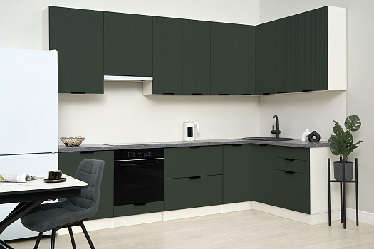 Модульная кухня Норд Line софт пихтовый зеленый