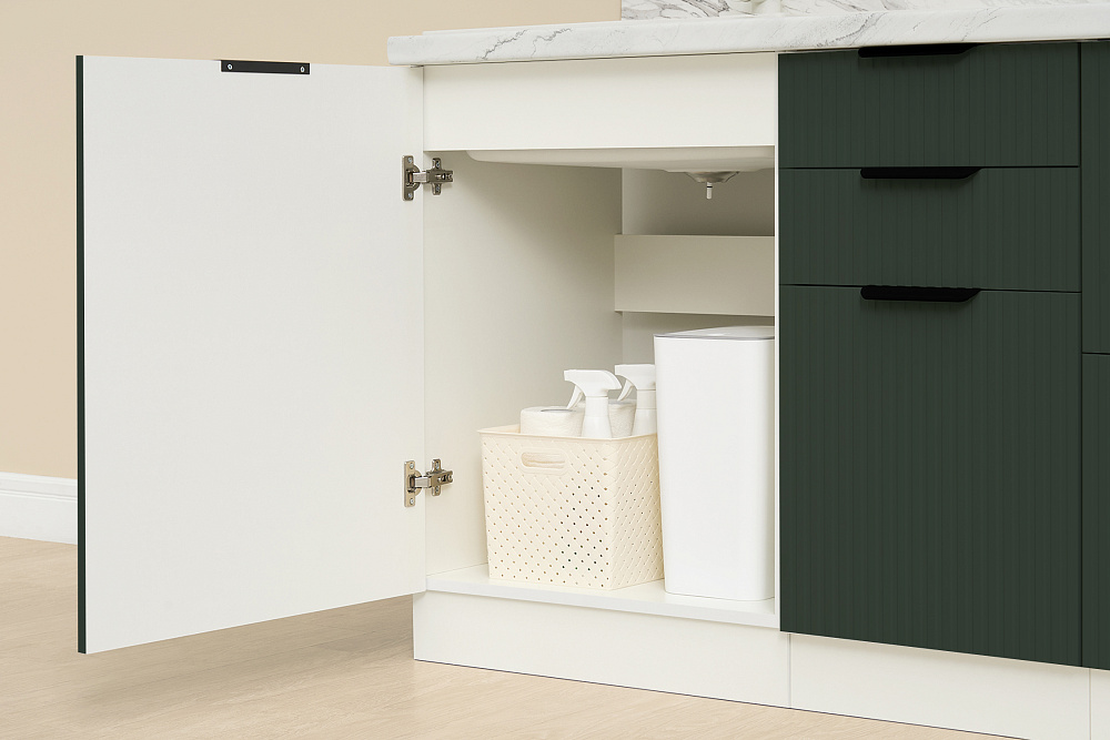 Модульная кухня Норд Line софт пихтовый зеленый