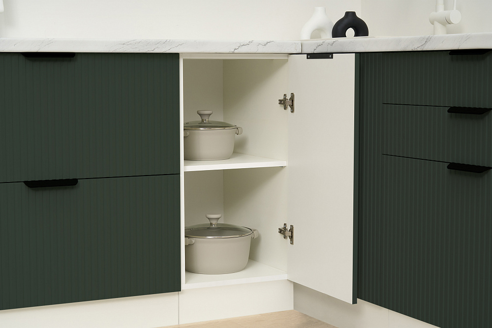 Модульная кухня Норд Line софт пихтовый зеленый