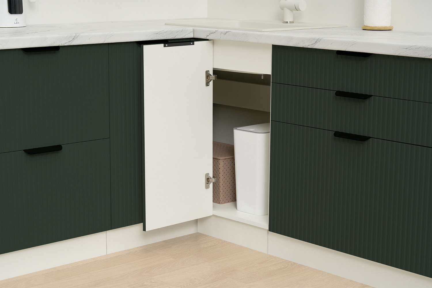 Модульная кухня Норд Line софт пихтовый зеленый