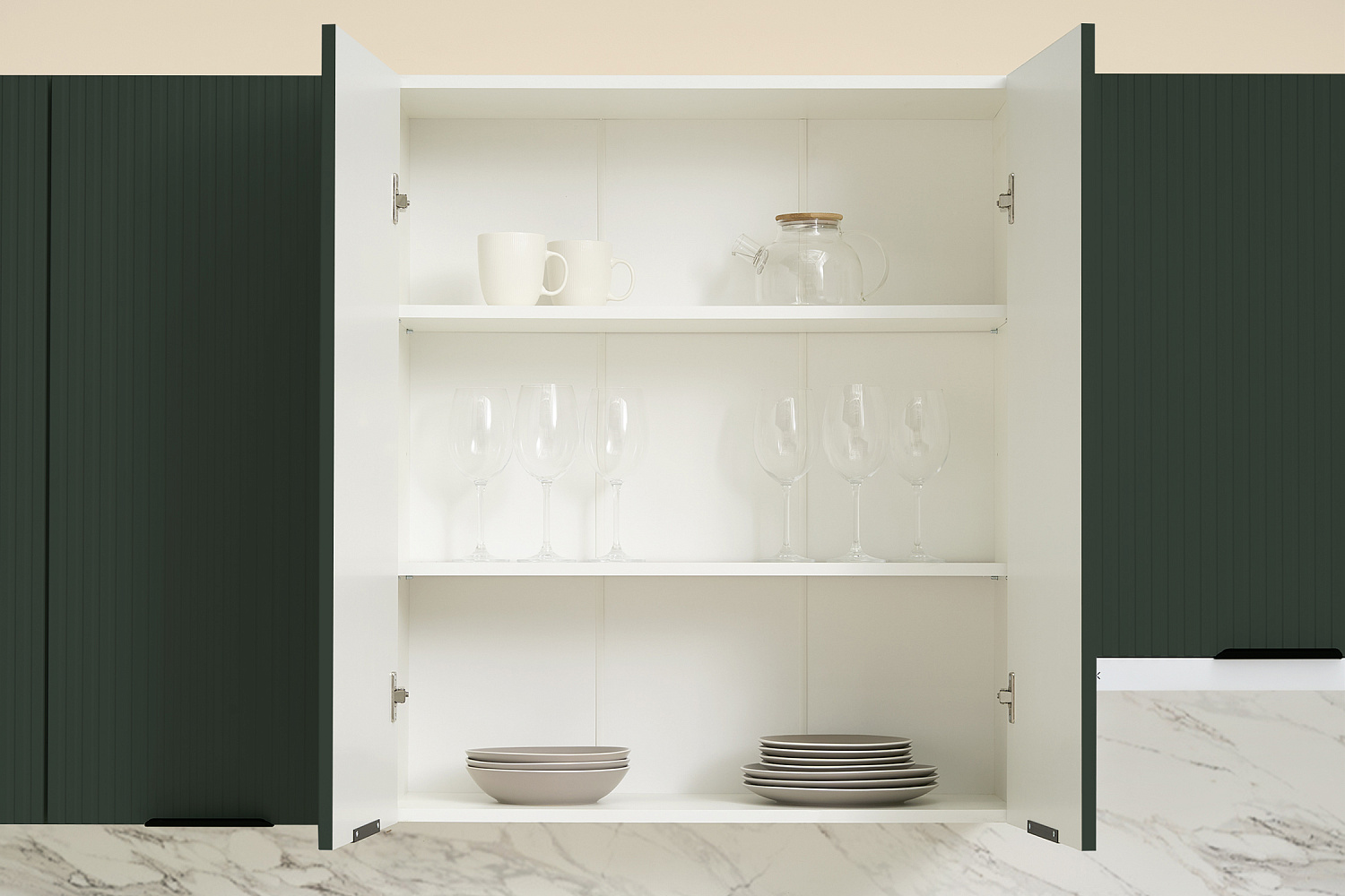 Модульная кухня Норд Line софт пихтовый зеленый