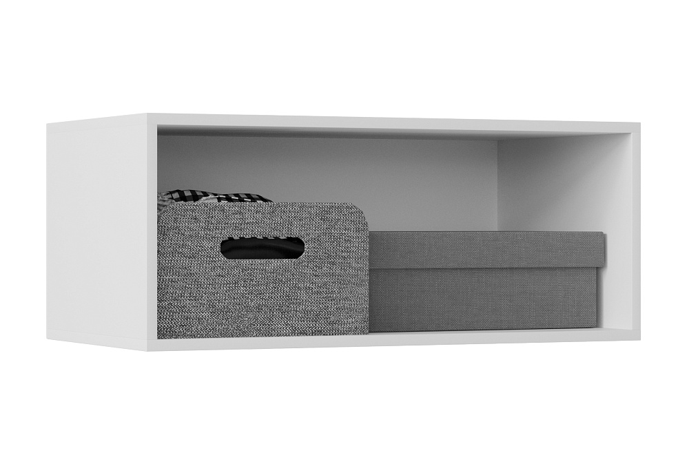 Тумба навесная Оливия глиняный серый / шарли мокко