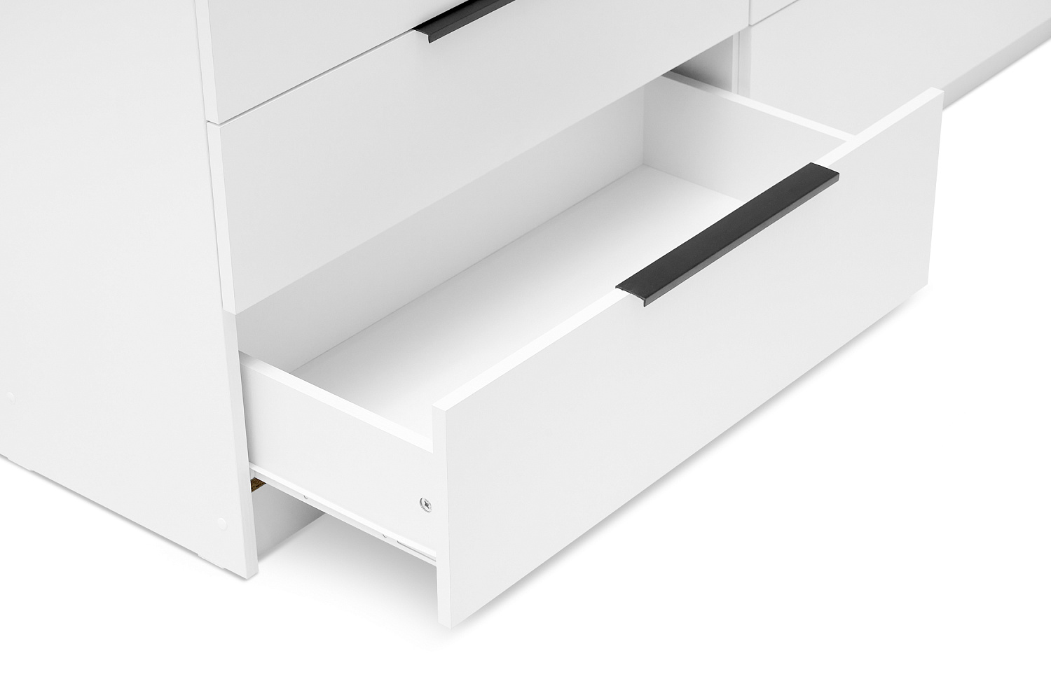 Комод с 6-ю ящиками Тивина белый текстурный