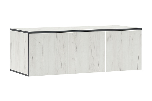 Антресоль трехдверная Норд дуб крафт белый