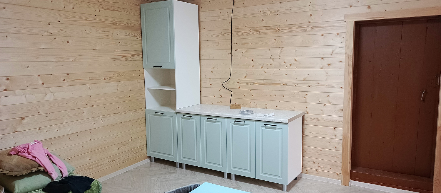 Модульная кухня Портленд деним голубой