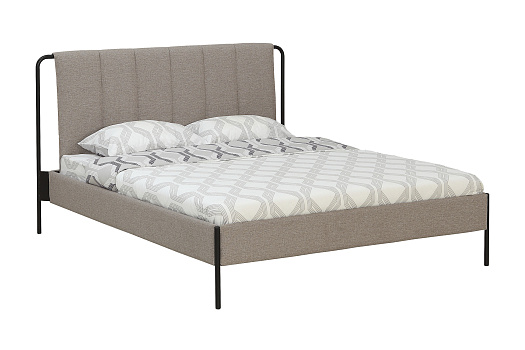 Кровать двуспальная Флирента бежевая