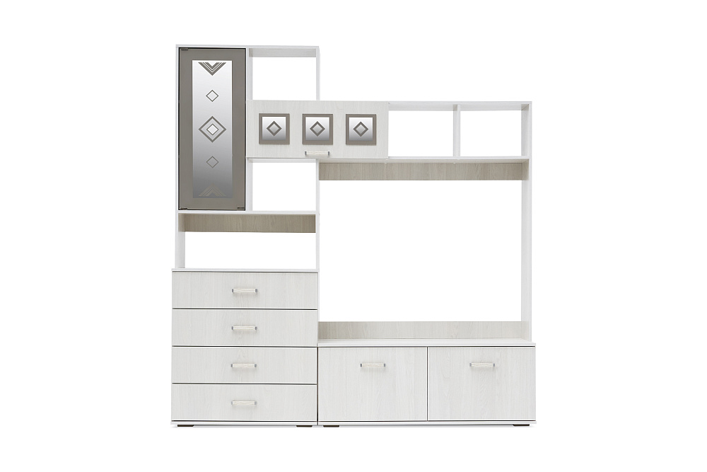 Стенка Белла ясень белый