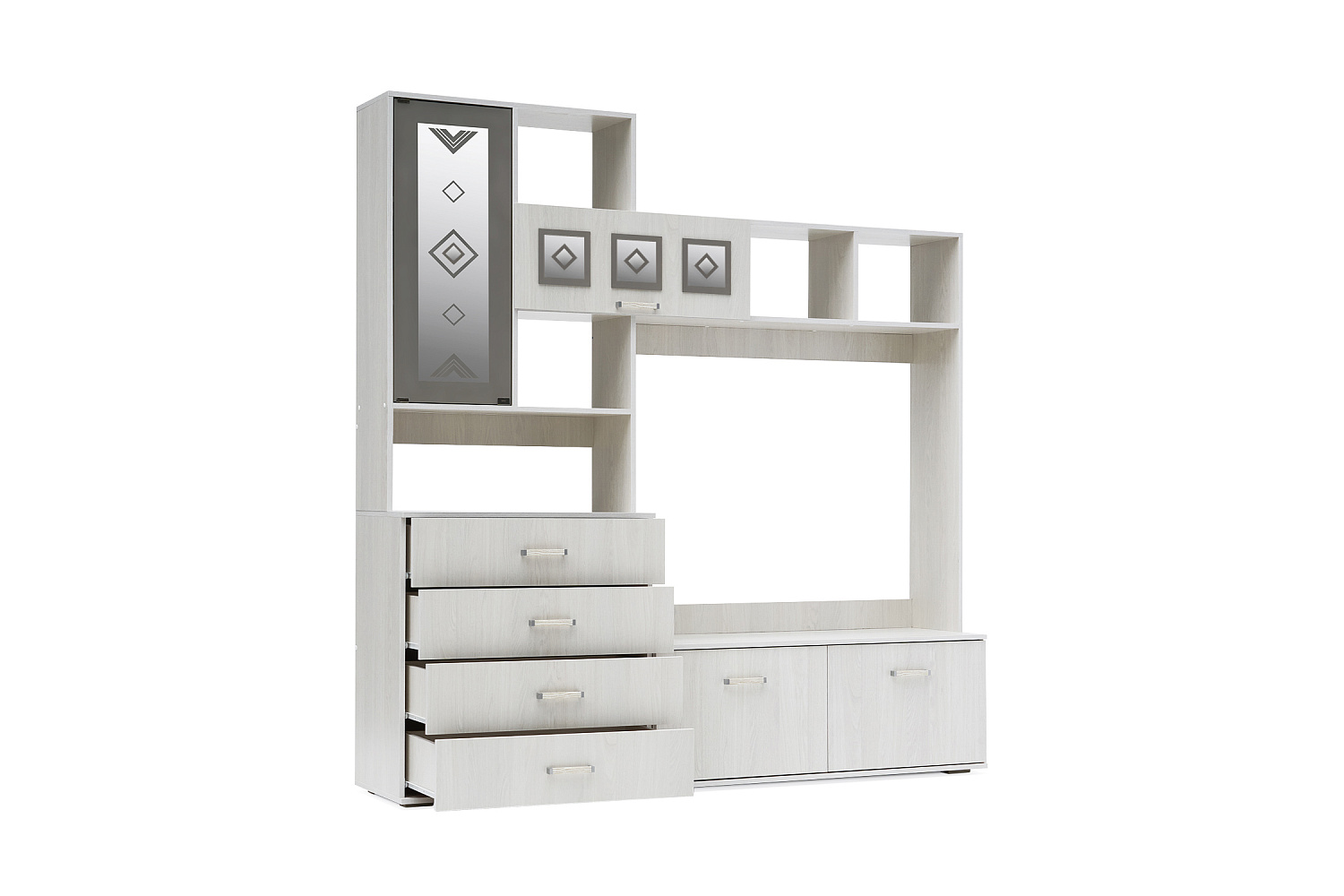 Стенка Белла ясень белый