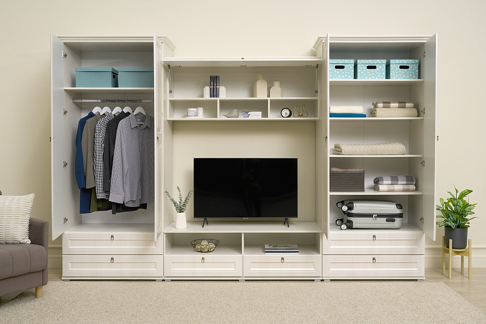 Стенка Престиж-1 №4 cандал светлый