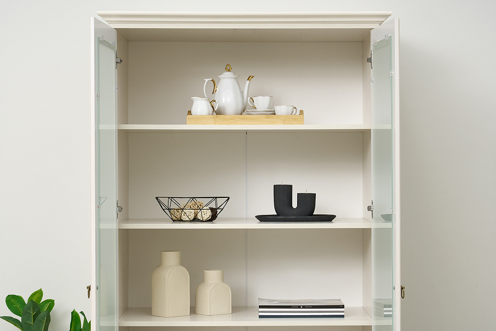 Шкаф со стеклом Престиж-1