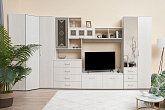 Гостиная Белла №3 ясень белый