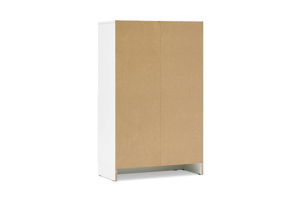 Шкаф комбинированный Вега FASHION белый / розовый