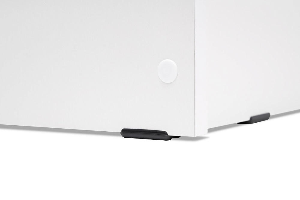 Стеллаж Вега NEW белый глянец / белый