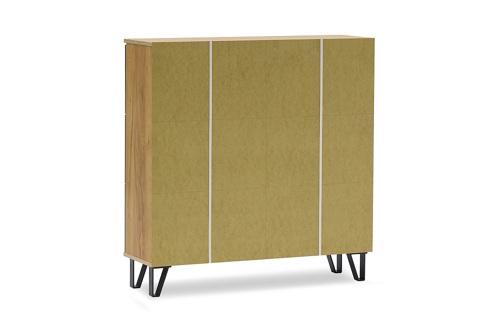 Обувница Флэш дуб крафт / браш мени грин