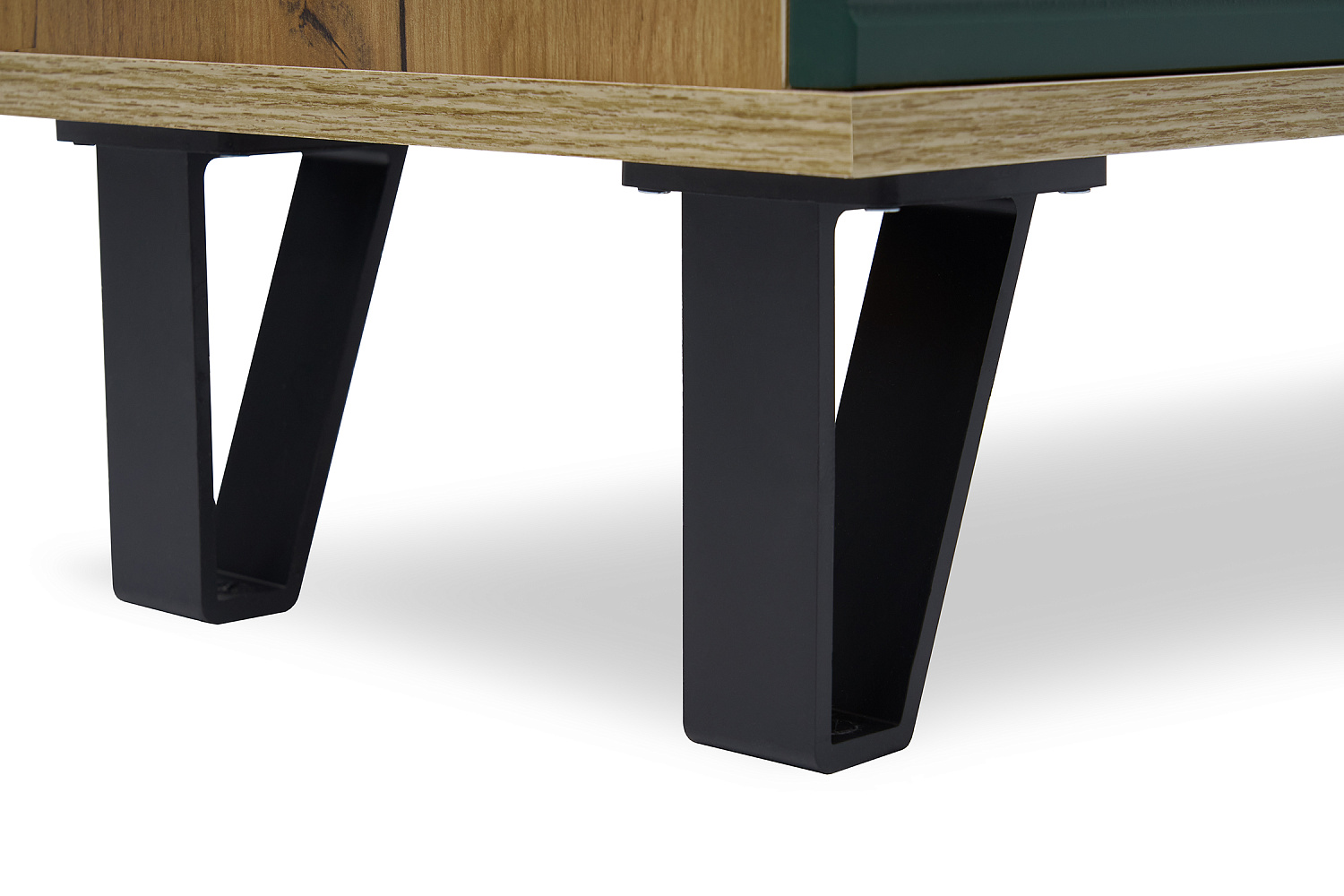 Обувница Флэш дуб крафт / браш мени грин