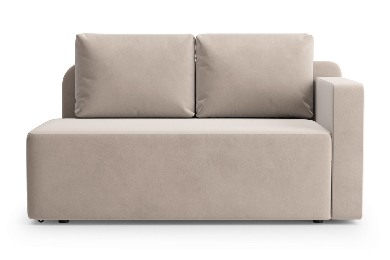 Диван кушетка Кайли правый бежевый