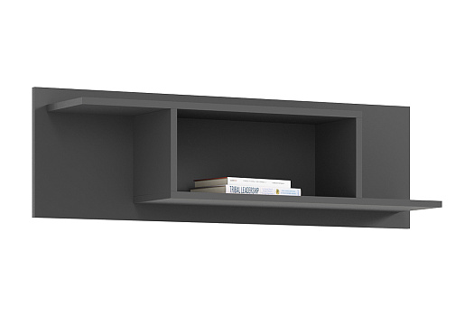 Полка навесная Оскар графит