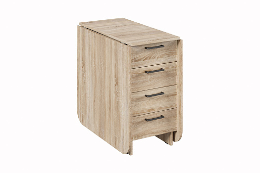 Стол-книжка Атлант №1 с ящиками дуб сонома